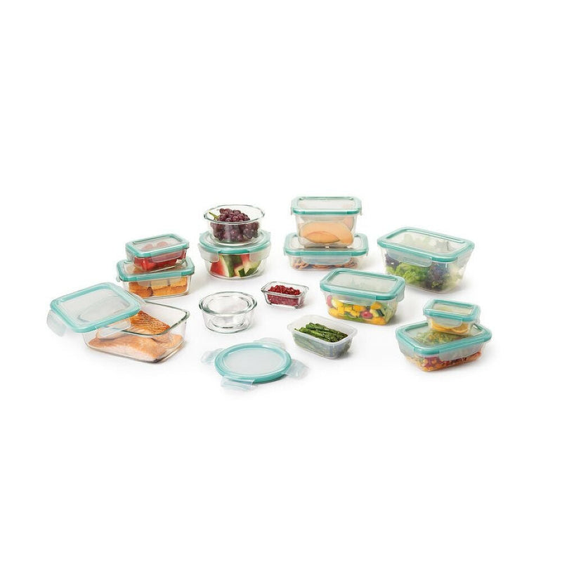OXO Good Grips 30 Piece Smart Seal Glass & Plastic Container Set B1