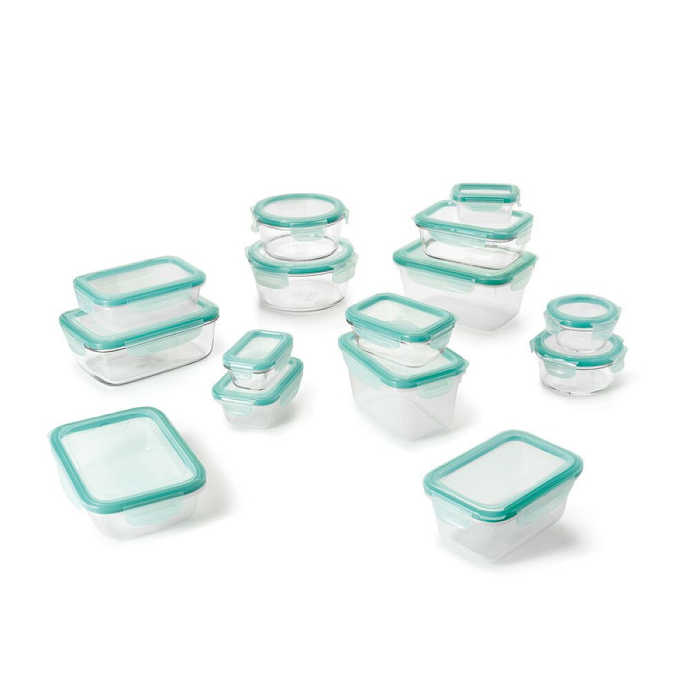 OXO Good Grips 30 Piece Smart Seal Glass & Plastic Container Set B1
