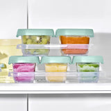 12-Piece Baby Blocks Food Storage Container Set - Opal S6