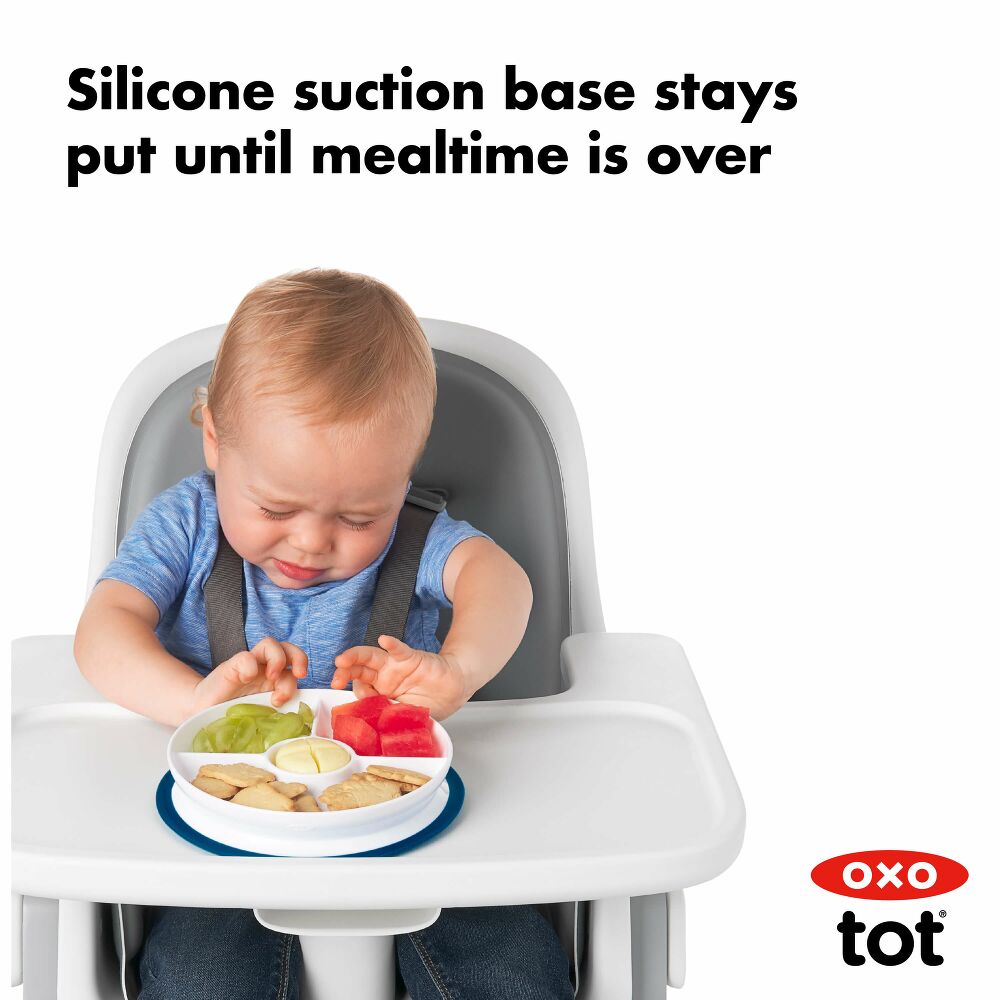 Stick & Stay Suction Divided Plate N9