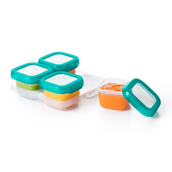 4 oz Baby Blocks™ Plastic Freezer Storage Containers T3