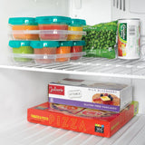 12-Piece Baby Blocks™ Plastic Freezer Storage Container Set - Tot Teal E9