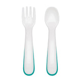 On-the-Go Plastic Fork and Spoon Set with Travel Case N7