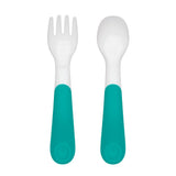 On-the-Go Plastic Fork and Spoon Set with Travel Case N7