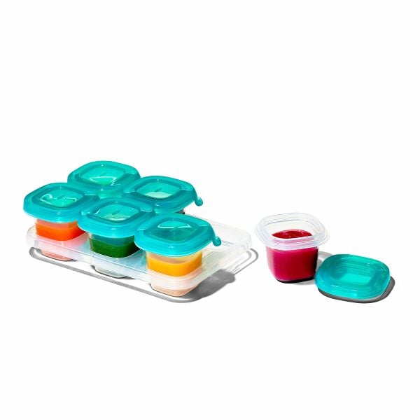 2 oz Baby Blocks™ Silicone Freezer Storage Containers F1