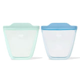 Tot Silicone Reusable Bag - 2-Piece Stand-Up Cup Set I8