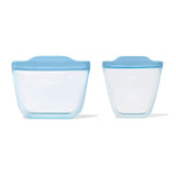 Tot Silicone Reusable Bag - 2-Piece Stand-Up Cup Set I8