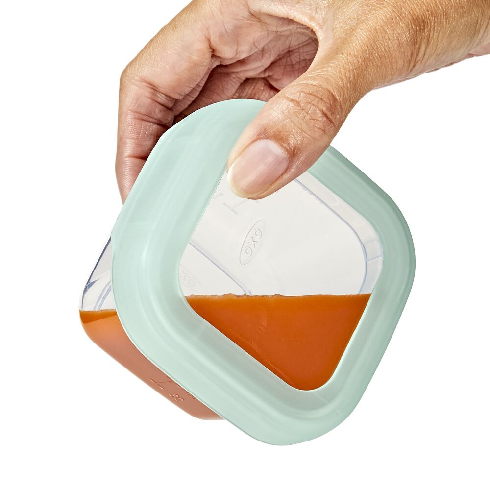 Baby Blocks Food Storage Containers (4 oz) - Opal X4