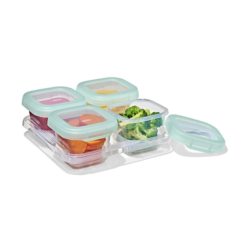 Baby Blocks Food Storage Containers (6 oz) - Opal R7