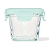 Glass Baby Blocks Food Storage Containers (4 oz) - Opal Q0