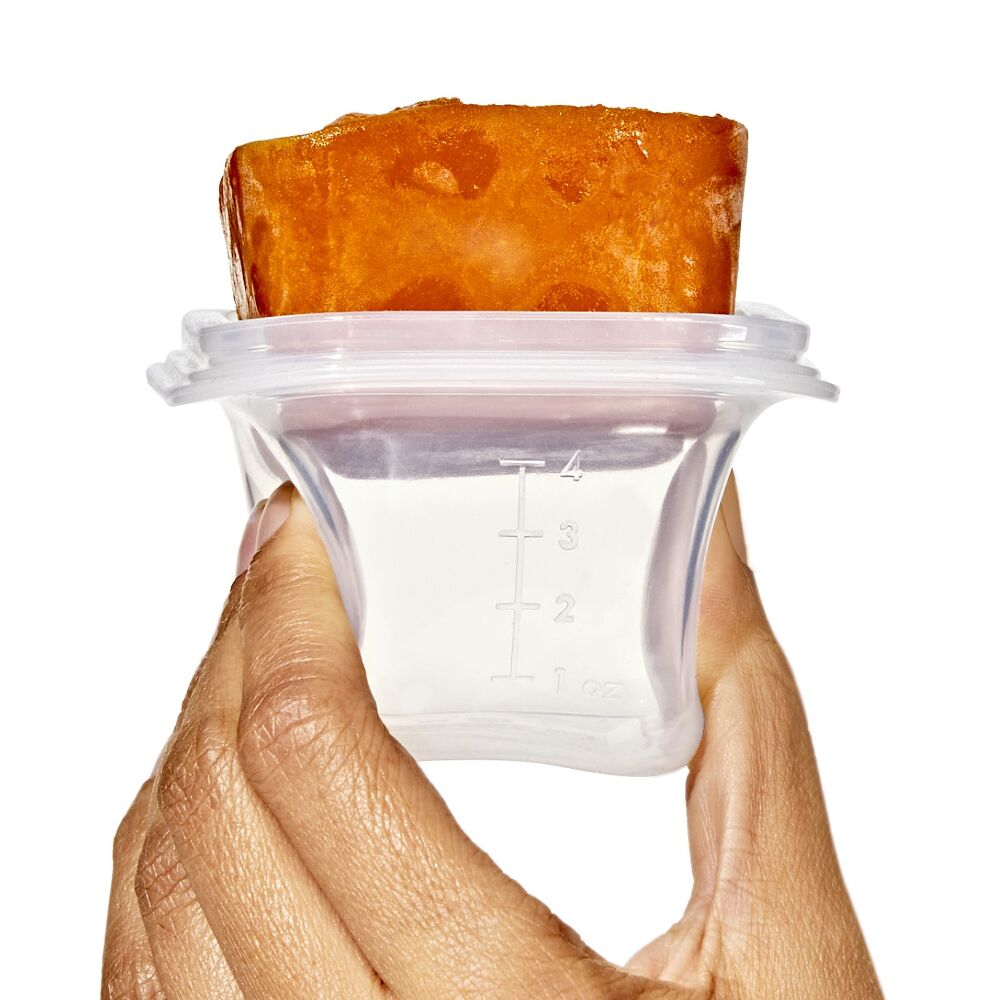 Silicone Baby Blocks Food Storage Containers (4 oz) - Opal A3