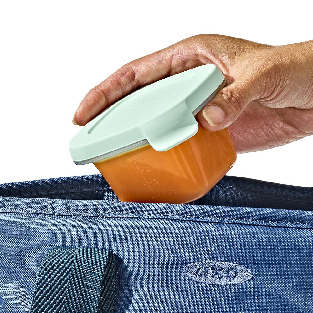 Silicone Baby Blocks Food Storage Containers (4 oz) - Opal A3