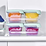 Silicone Baby Blocks Food Storage Containers (4 oz) - Opal A3