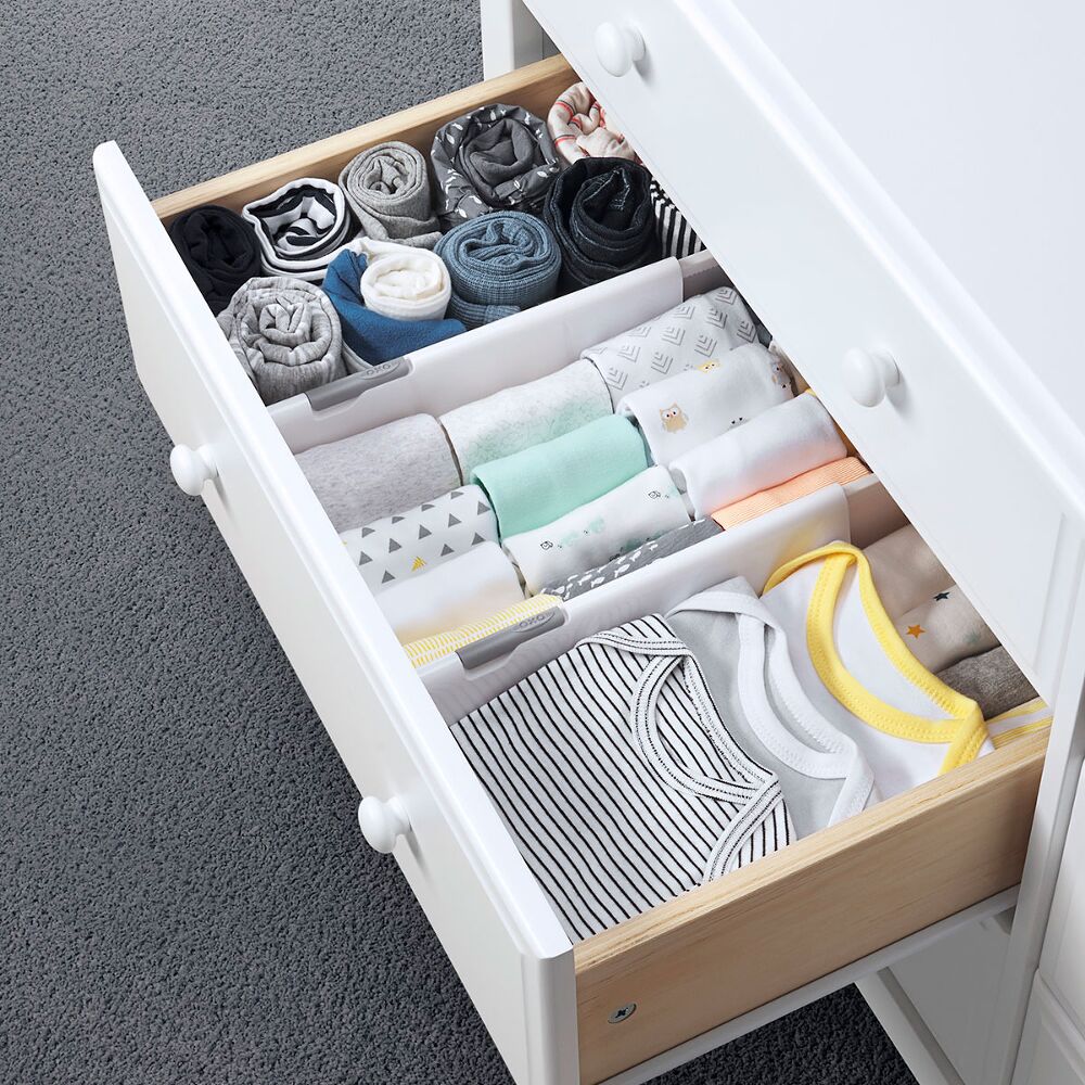 OXO TOT Expandable Dresser Drawer Divider - 4 Pack U3